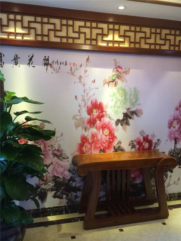 中式风格 三居 简约 龙越湾 上尊装饰 其他图片来自成都V2装饰在中式设计：秋菡萏的分享