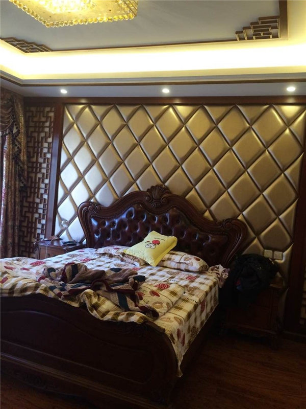 中式风格 三居 简约 龙越湾 上尊装饰 卧室图片来自成都V2装饰在中式设计：秋菡萏的分享