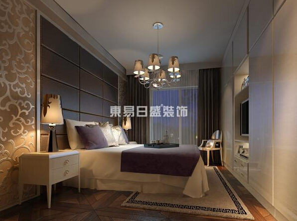 新中式 三居 收纳 卧室图片来自武汉东易日盛在纯水岸—新中式—余乐的分享