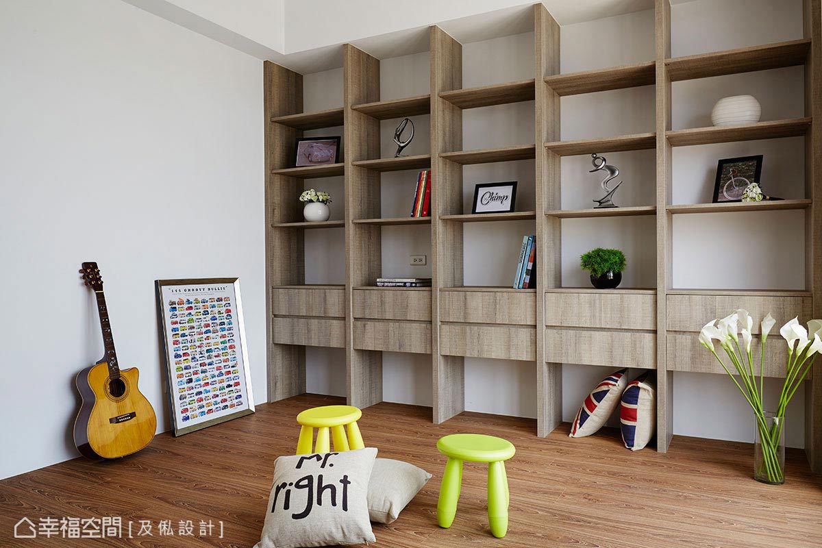 现代 四居 收纳 小资 儿童房图片来自幸福空间在267平现代沉静Loft House的分享