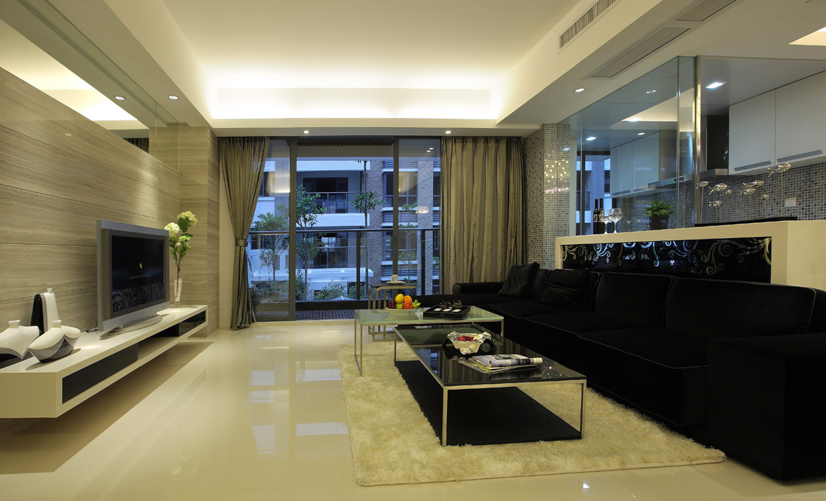 中信城 现代简约 二居 客厅图片来自成都创新思维装饰工程有限公司在中信城现代简约的分享