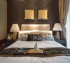 卧室：奢华既非繁杂的雕饰，更非金碧辉煌的装饰，只要充分地运用材质的特点，现代的设计也可以传达视觉与舒适的平衡。