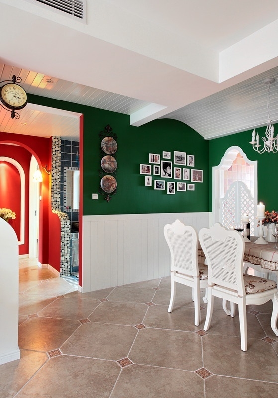 田园 三居 旧房改造 餐厅图片来自北京居然元洲装饰有限责任公司在十分颜色的分享