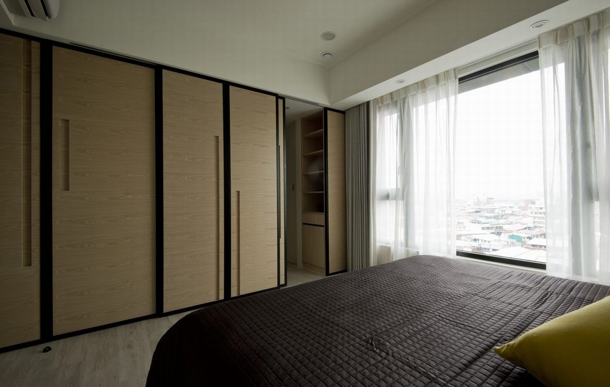 现代 三居 旧房改造 卧室图片来自北京居然元洲装饰有限责任公司在现代简约 演绎极致温馨时尚大宅的分享