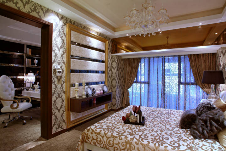 华润凤凰城 135平米 混搭风格 三室 卧室图片来自cdxblzs在华润凤凰城 135平米 混搭风格的分享
