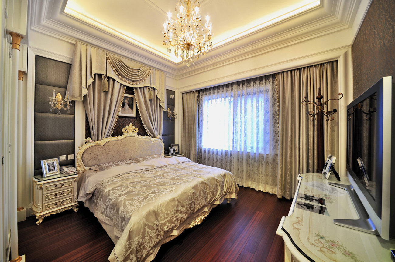 欧式 公寓 卧室图片来自紫禁尚品国际装饰小孔在欧式风格首创天禧案例的分享
