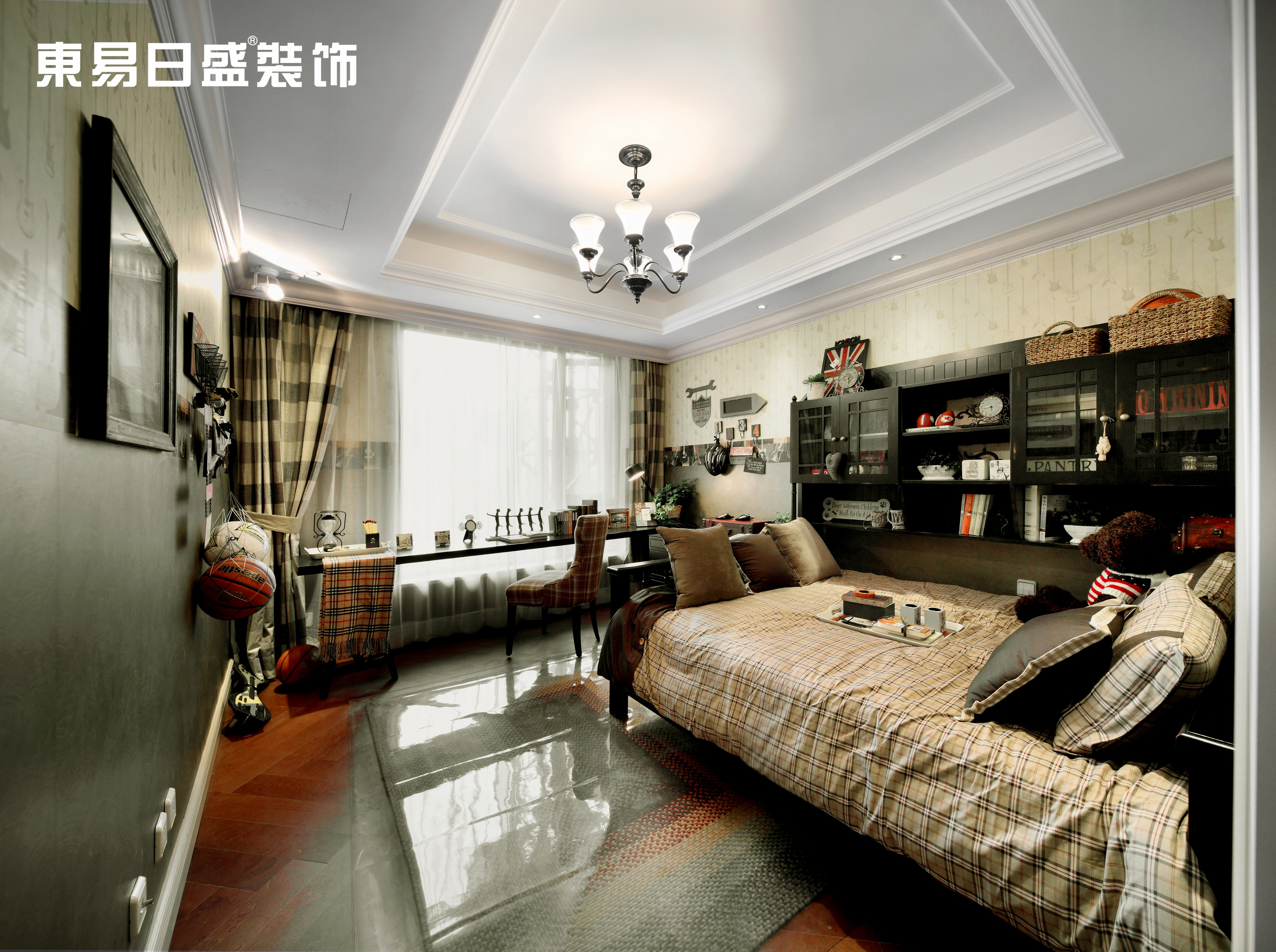欧式 别墅 卧室图片来自武汉东易日盛在纯水岸—欧式古典—周滨的分享
