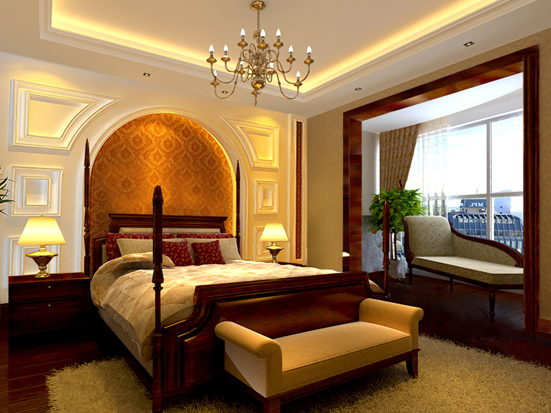 欧式古典 别墅 客厅 北京装修公 北京装修网 卧室图片来自沙漠雪雨在600平典雅大气欧式古典别墅的分享