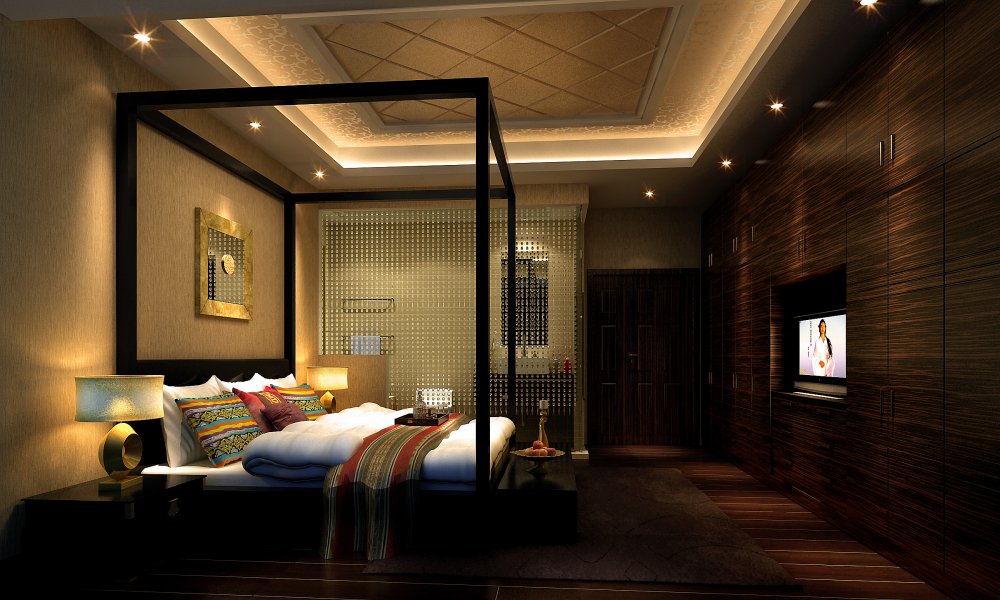 卧室图片来自宏誉装饰-Paul在中粮祥云 现代中式的分享