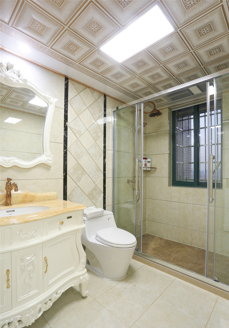简约 欧式 三居 卫生间图片来自成都丰立装饰工程公司在简欧风的分享