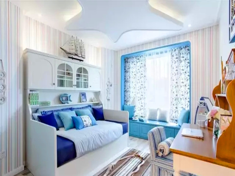 地中海 四居 白领 小资 客厅 北京装修网 儿童房图片来自沙漠雪雨在134平清新地中海LOFT中华丽美家的分享