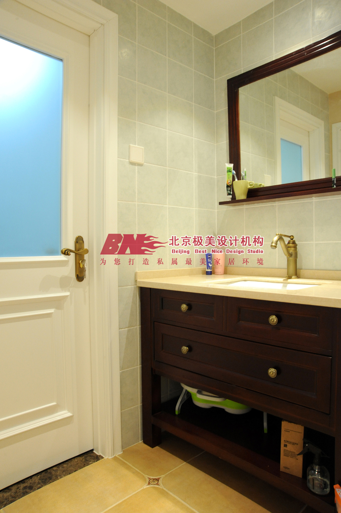 简约美式 极美设计 北京装修 装修设计 卫生间图片来自徐春龙设计师在醉美的分享