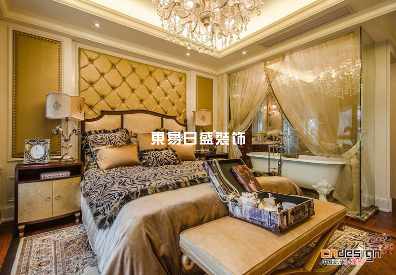 欧式 奢华 小资 卧室图片来自武汉东易日盛在楚天府-欧式奢华-陈立英的分享