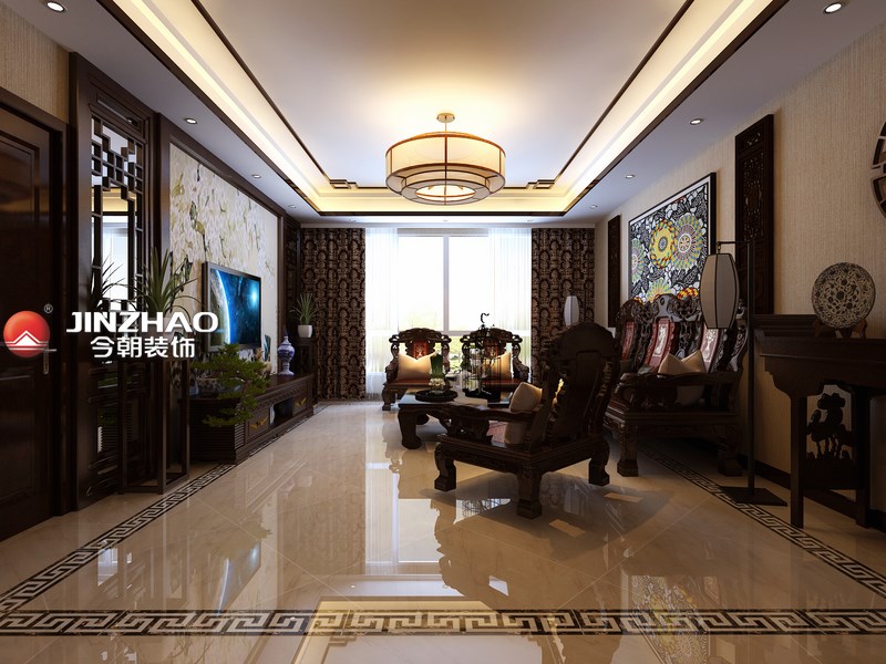 三居 客厅图片来自152xxxx4841在阳光汾河湾167平中式风格效果的分享