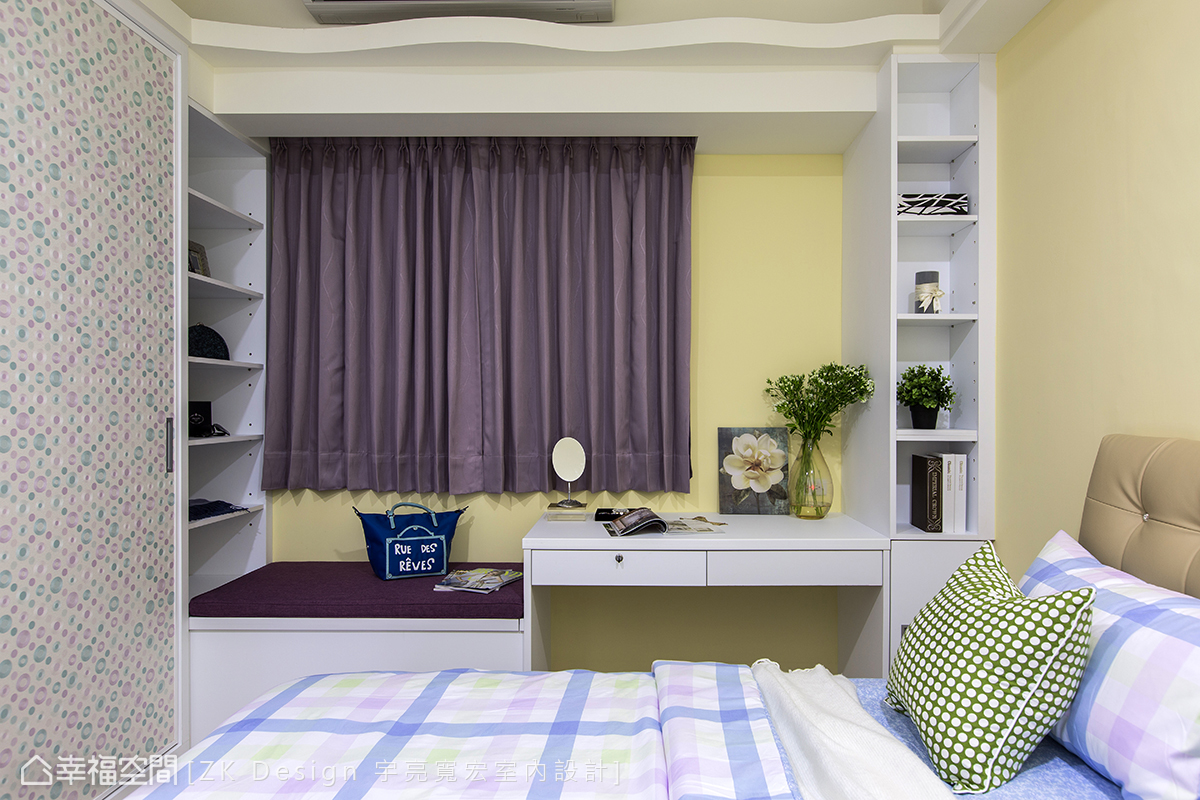 美式 四居 收纳 标准 小资 卧室图片来自幸福空间在132平挹注美式优雅订制家的天堂的分享