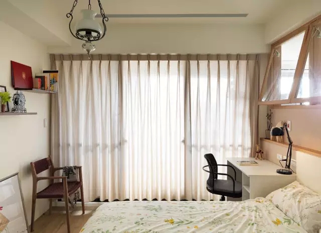 一居 北欧 简约 宜家 旧房改造 80后 客厅 卧室 餐厅 卧室图片来自实创装饰晶晶在50㎡的公寓让女神装成了这样的分享