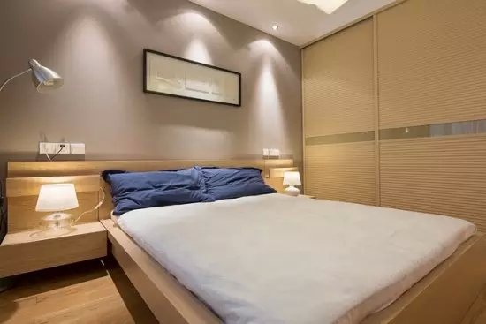 简约 二居 卧室图片来自实创装饰上海公司在90㎡简约两居，简直美过样板间！的分享