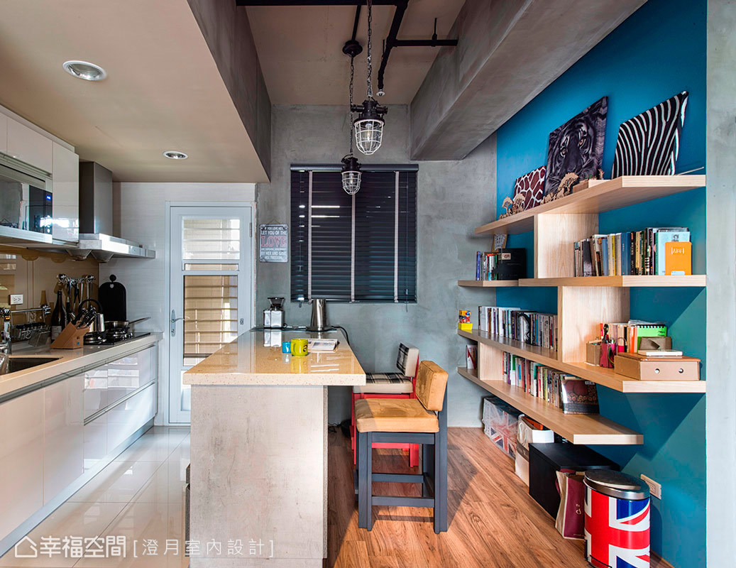 二居 工业 现代 小资 收纳 餐厅图片来自幸福空间在60平Loft风尚幸福生活的分享