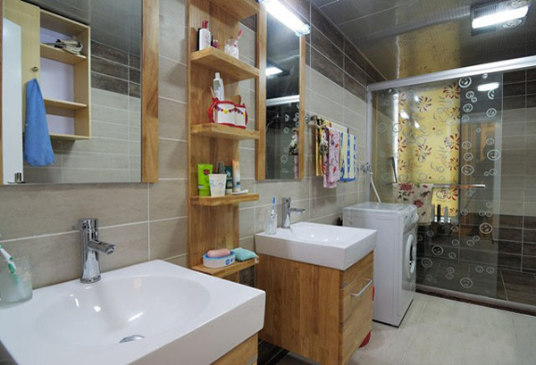 田园 三居 旧房改造 140平米 实创 卫生间图片来自上海实创-装修设计效果图在[实创装饰】140平米田园风格的分享