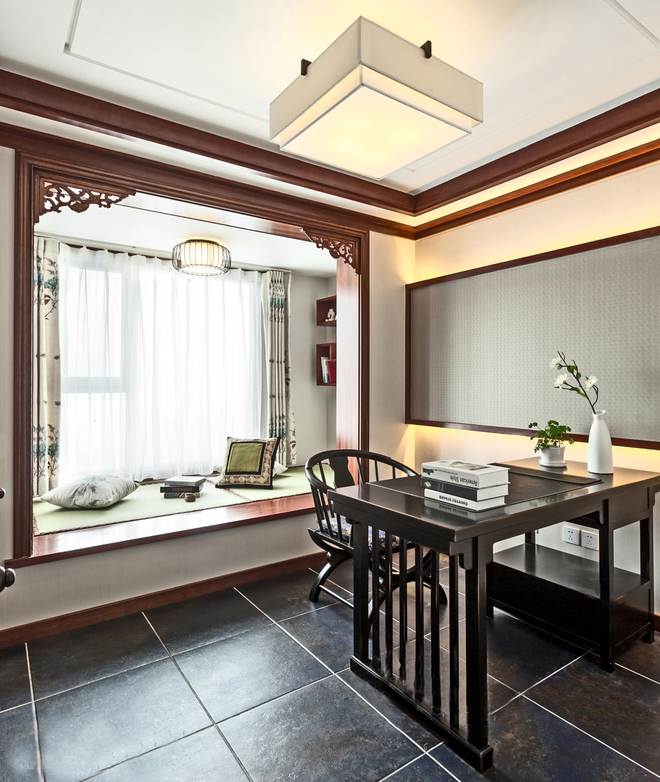 阳台图片来自上海实创-装修设计效果图在【实创装饰】上海170平古典美式的分享