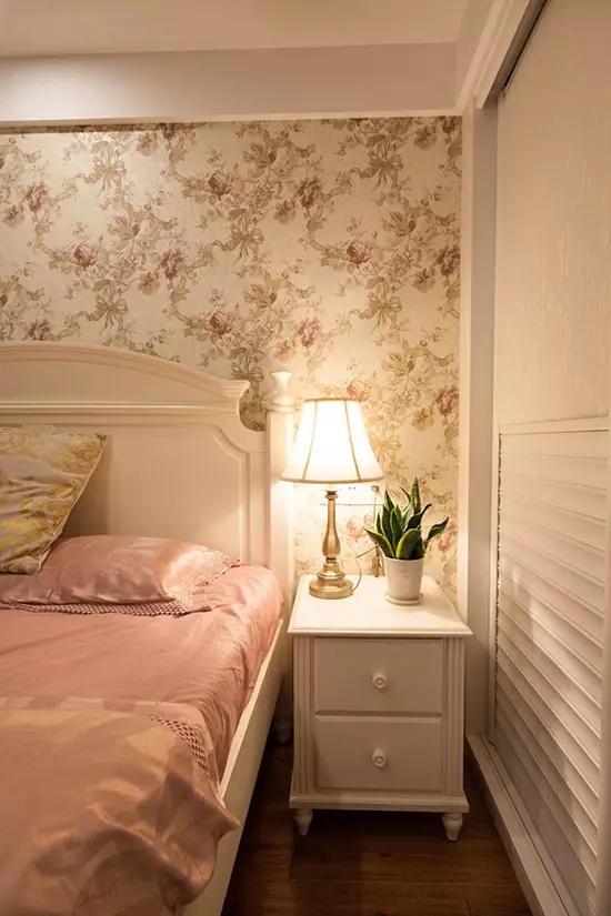 二居 田园 客厅 卧室 儿童房 收纳 简约 美式 80后 卧室图片来自实创装饰晶晶在77㎡绝美田园风的分享