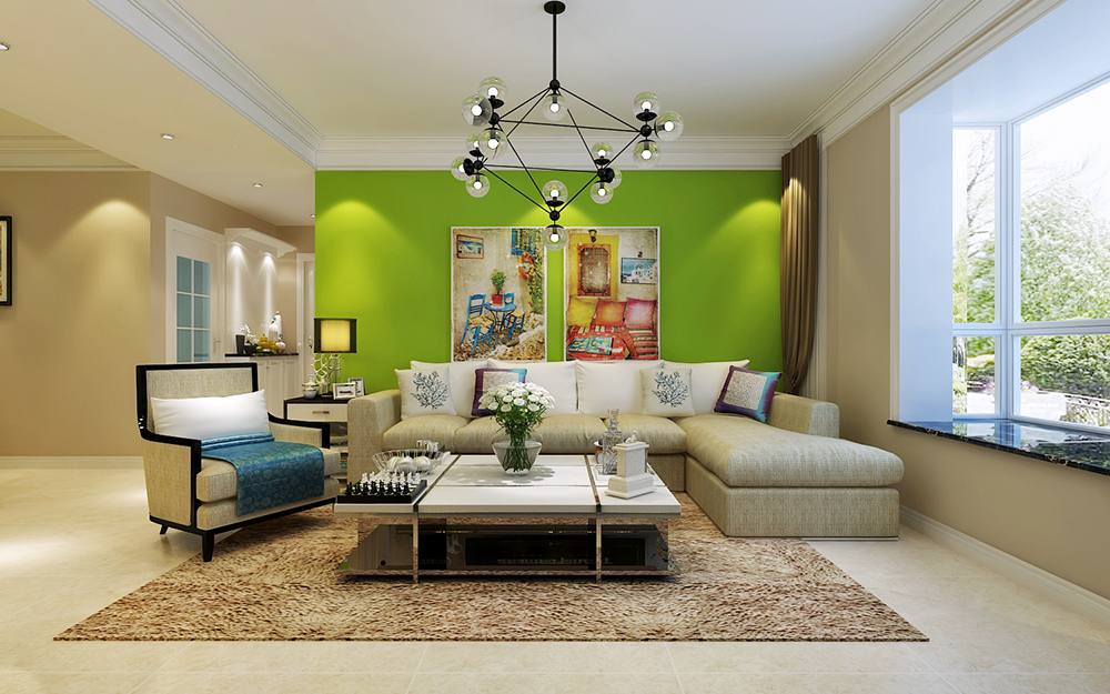 三居 简约 客厅图片来自乐豪斯装饰张洪博在翰林观天下120平米现代风格装修的分享