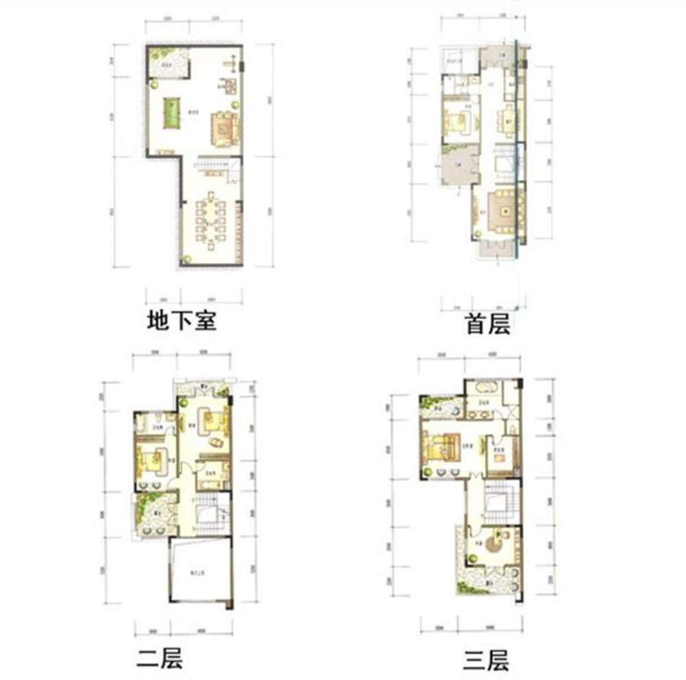 户型图图片来自传承正能量在中式古典-260平米五居室装修设计的分享