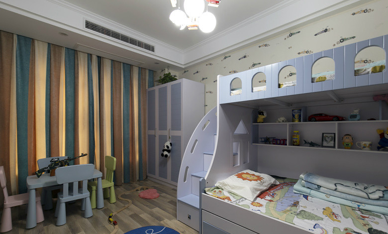儿童房图片来自家装大管家在小资情调 110平现代港式3居室的分享