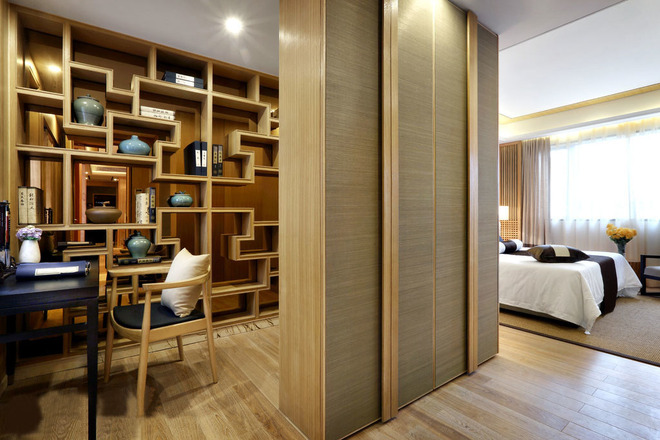 中式风格 客厅装修 中式客厅 卧室装修 洗手间装修 中式卧室装 书房图片来自上海实创-装修设计效果图在原木设计追求心素如简人如淡菊的分享