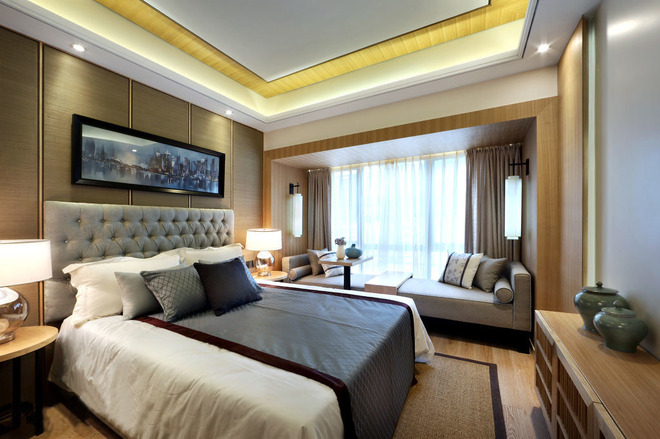 卧室图片来自上海实创-装修设计效果图在原木设计心素如简人如淡菊的意境的分享