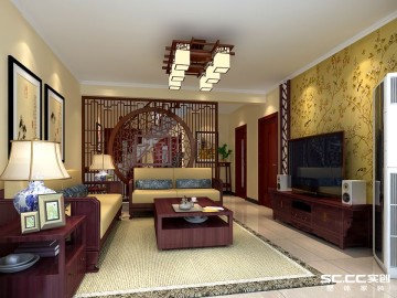 中式风樱花园160平loft设计方案