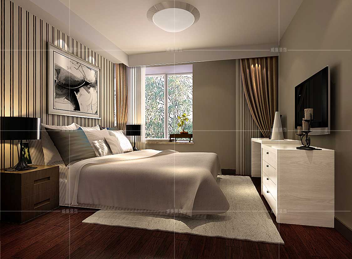 简约 白领 二居 卧室图片来自青岛威廉装饰在福鹰山庄简约风格的分享