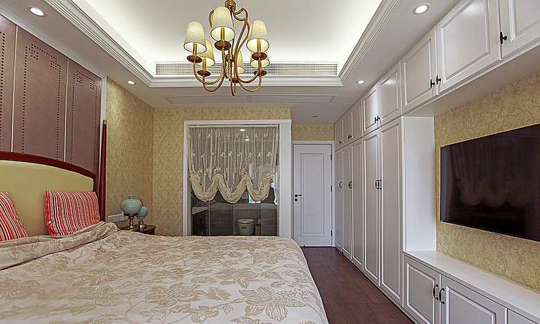 卧室图片来自家装大管家在慢工出细活 155平简美优雅3居室的分享