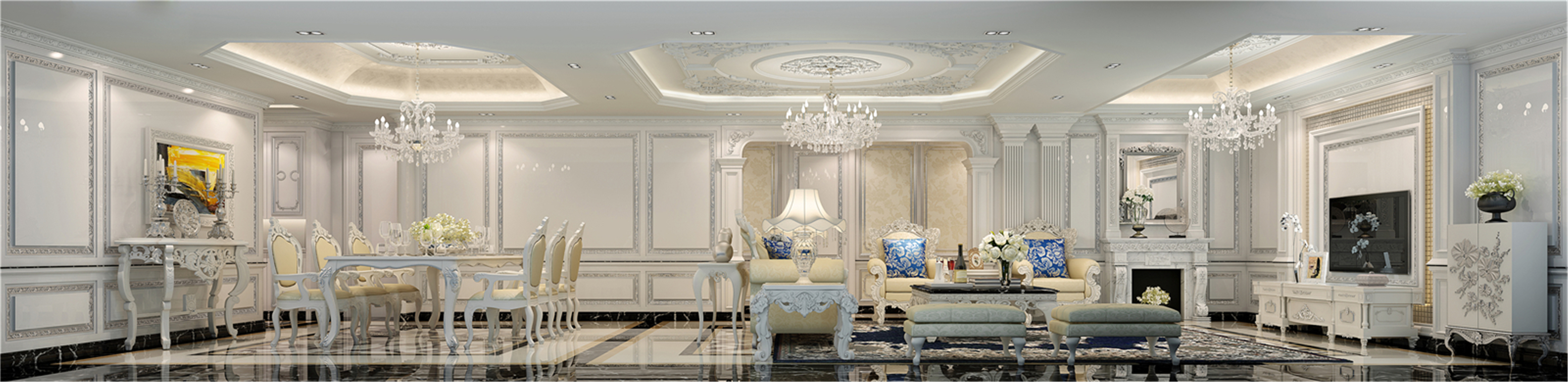客厅图片来自莫川王远在中信红树湾-法式风格的分享