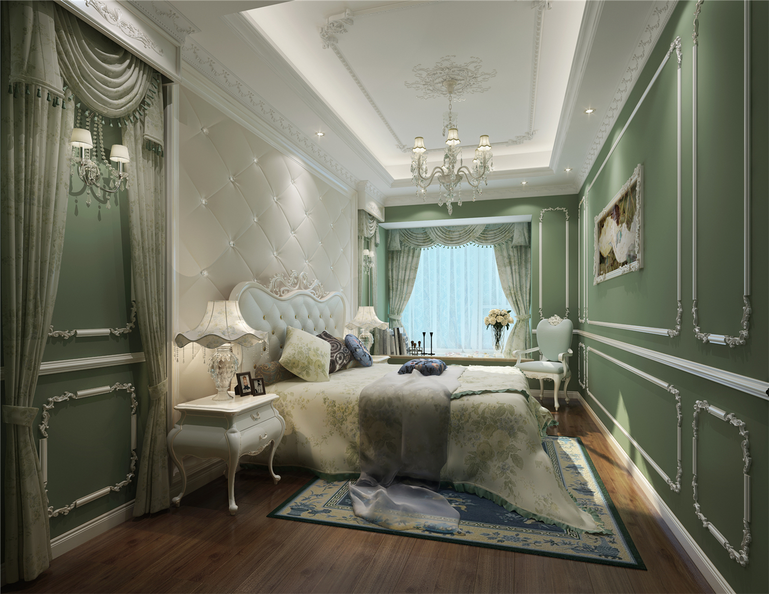 卧室图片来自莫川王远在中信红树湾-法式风格的分享
