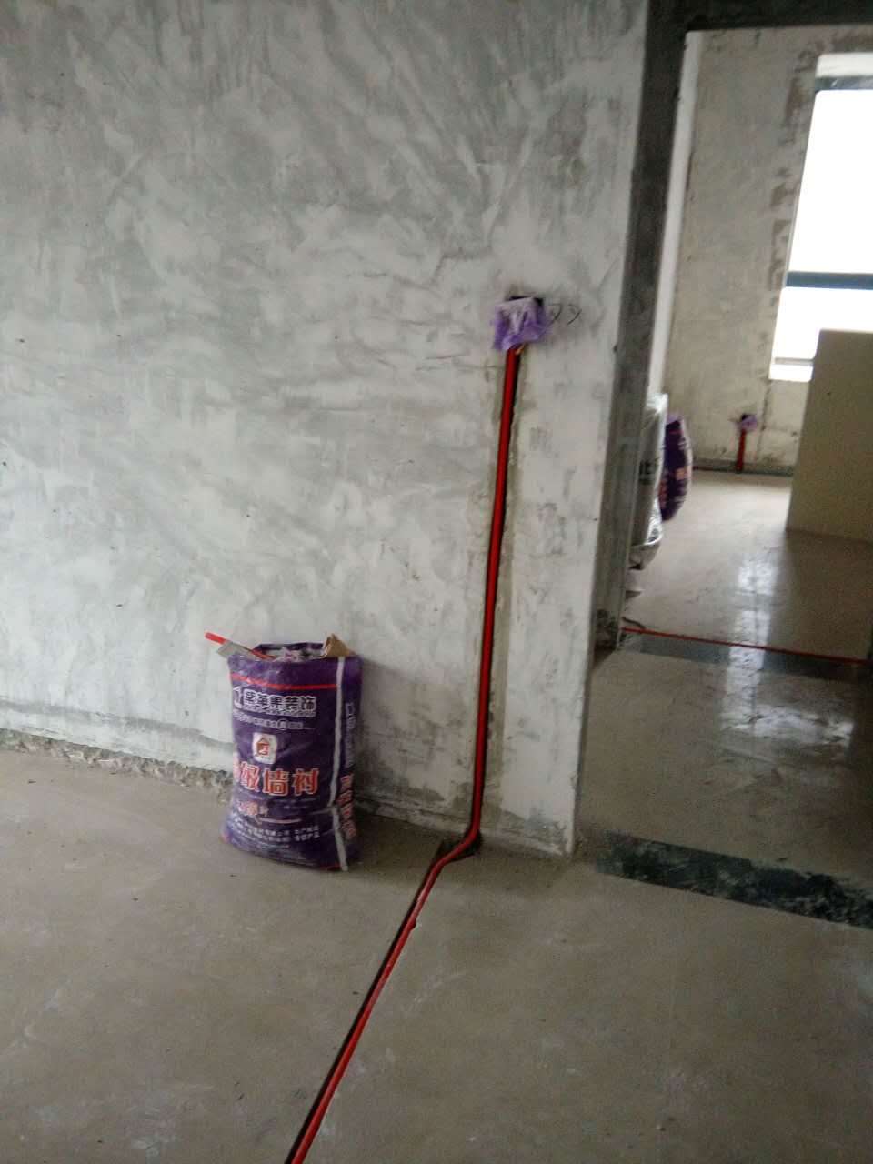 旧房改造图片来自西安紫苹果装饰工程有限公司在水电完工图的分享