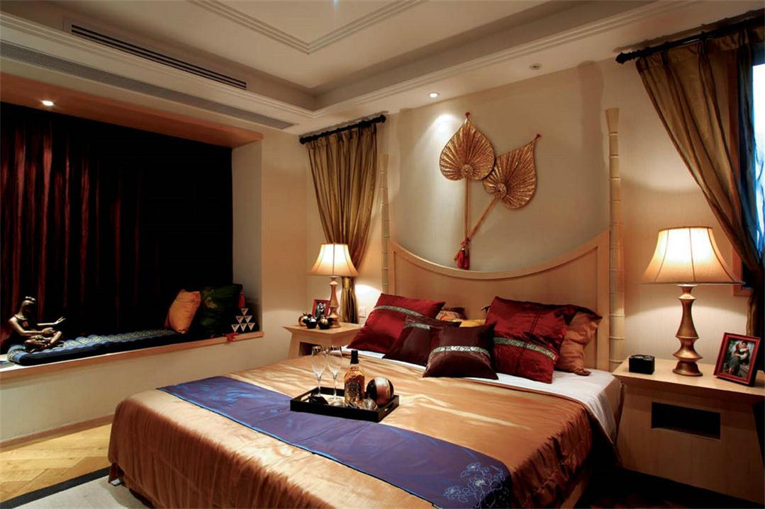 东南亚风格 白领 三居 卧室图片来自重庆欧也装饰在保利香雪东南亚风格的分享