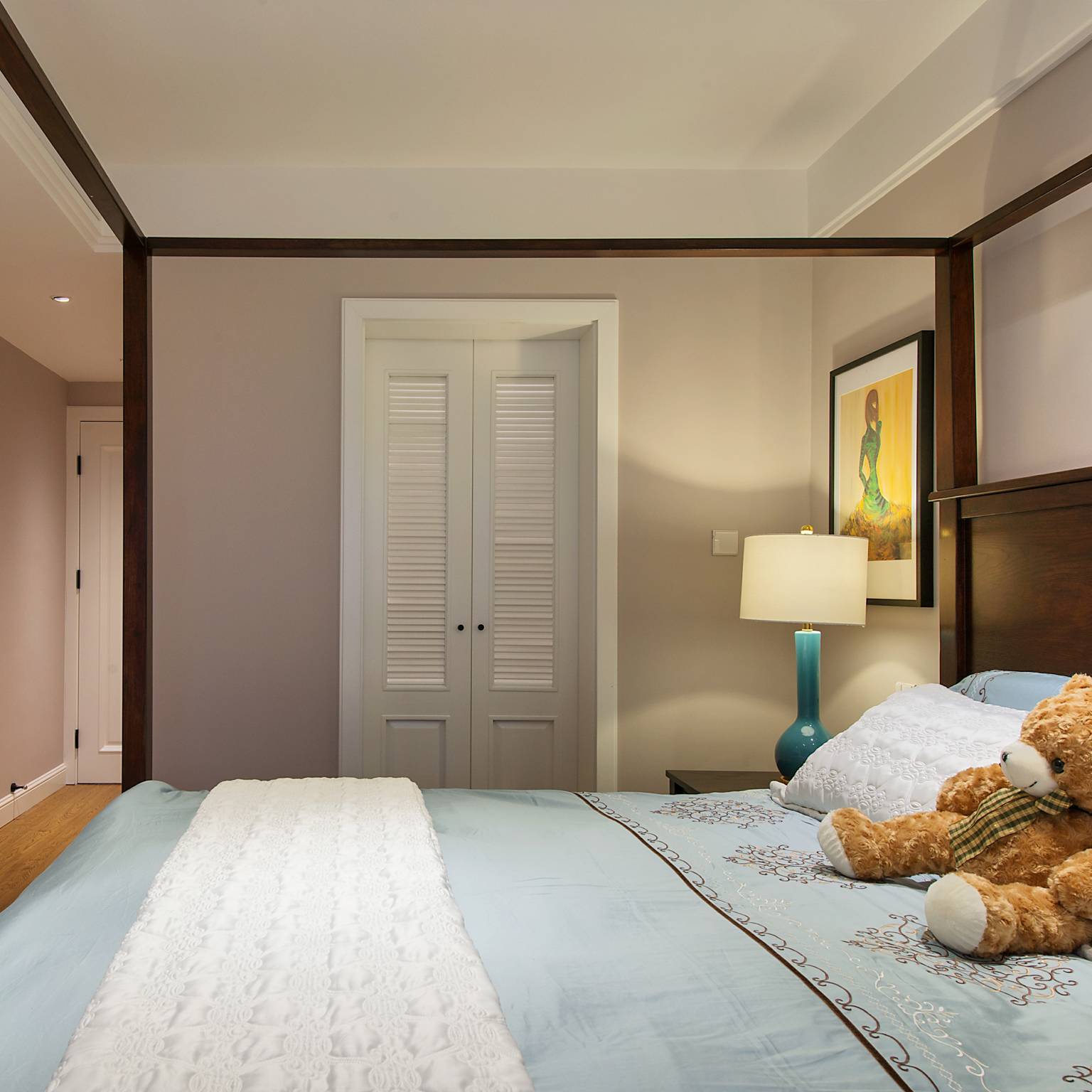 三居 现代 美式 混搭 卧室图片来自一号家居网成都站在彩叠园的分享