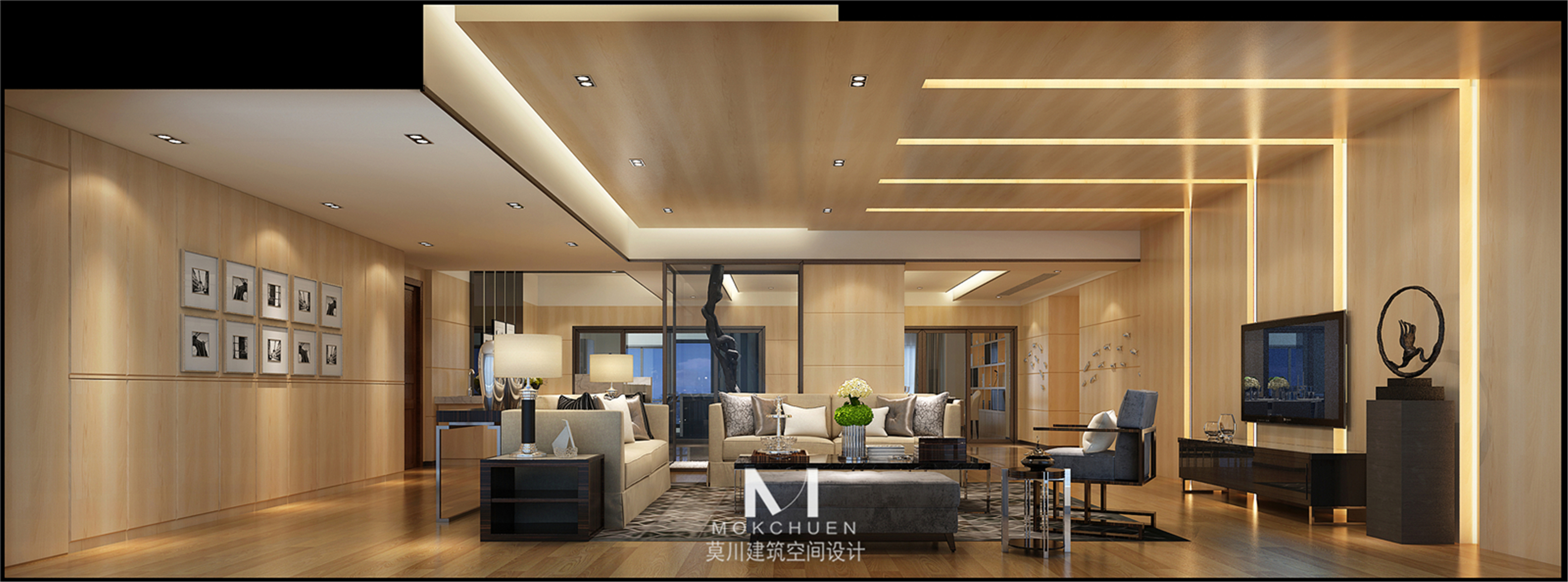 别墅设计 现代简约 客厅图片来自莫川王远在君临天下-现代风格的分享