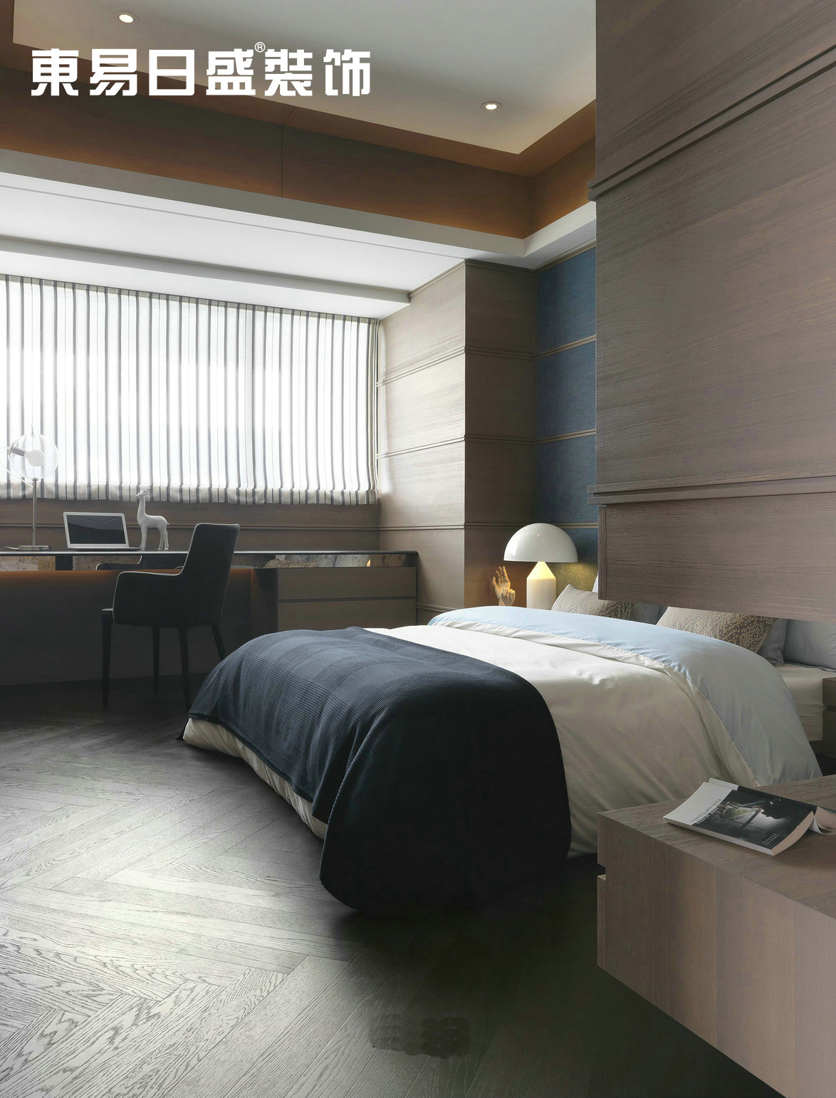 卧室图片来自武汉东易日盛在华侨城-北欧风格-罗勇的分享