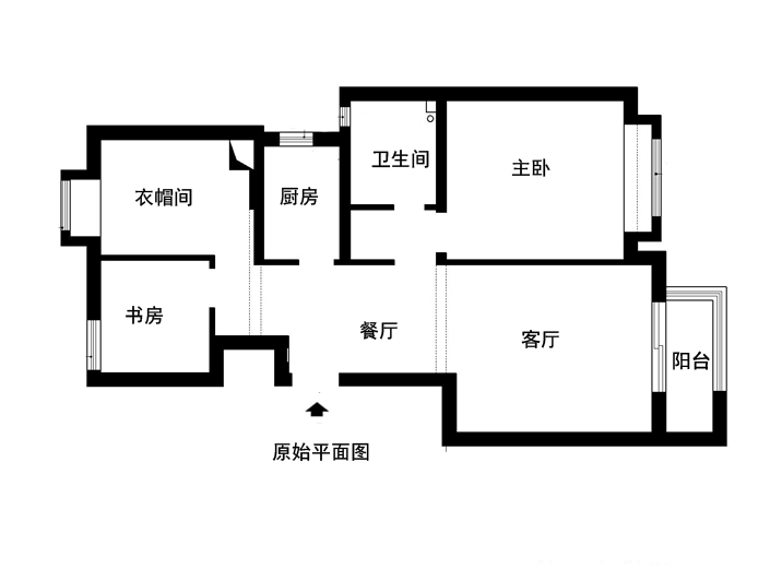 户型图图片来自实创装饰集团广州公司在法式风格的唯美的分享
