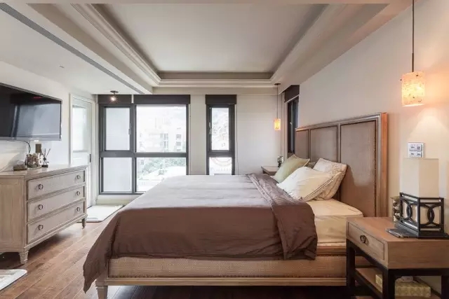 美式乡村风 二居 旧房改造 小资 卧室图片来自实创装饰上海公司在86㎡美式乡村风公寓的分享