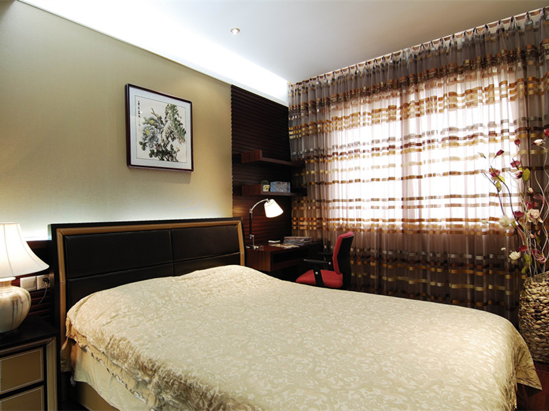中式 四室 父母房 卧室图片来自武汉生活家在188平 新中式样板房的分享