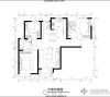 永威五月花城装修三室两厅127平居室户型案例——平面布局
