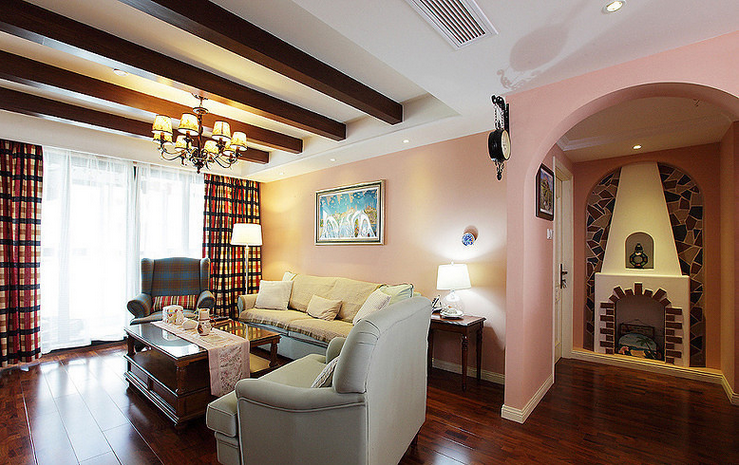 简约 三居 白领 客厅图片来自西安紫苹果装饰工程有限公司在建面101平米多彩现代简约舒适居的分享