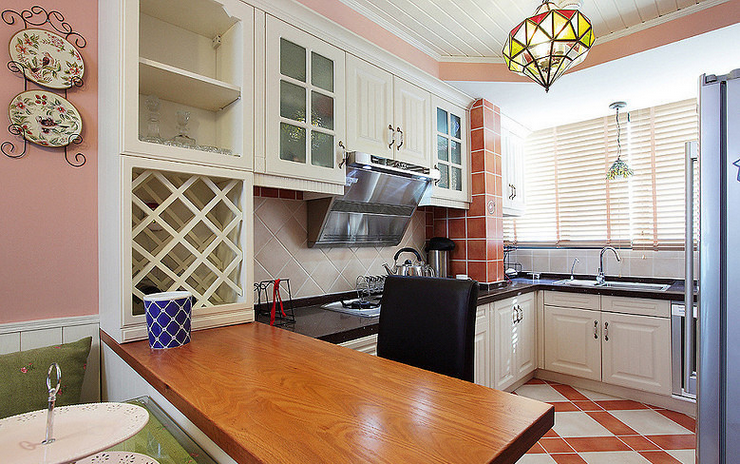 简约 三居 白领 厨房图片来自西安紫苹果装饰工程有限公司在建面101平米多彩现代简约舒适居的分享