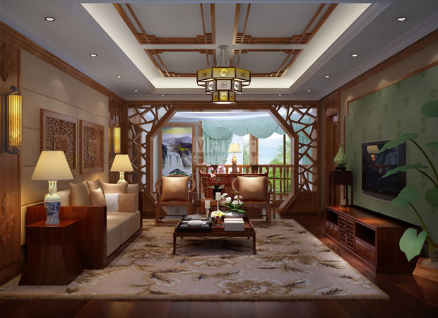 图片来自交换空间刘杨成室内设计师在650平浙江青田自建别墅中式风格的分享