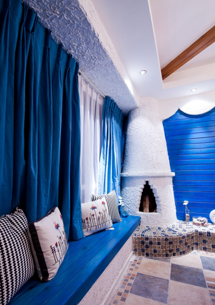 地中海 大海 风情 蓝色 客厅图片来自一号家居网成都站在鹭湖宫的分享