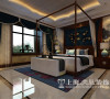 永威翡翠城装修案例鉴赏东南亚风格设计—— 卧室布局