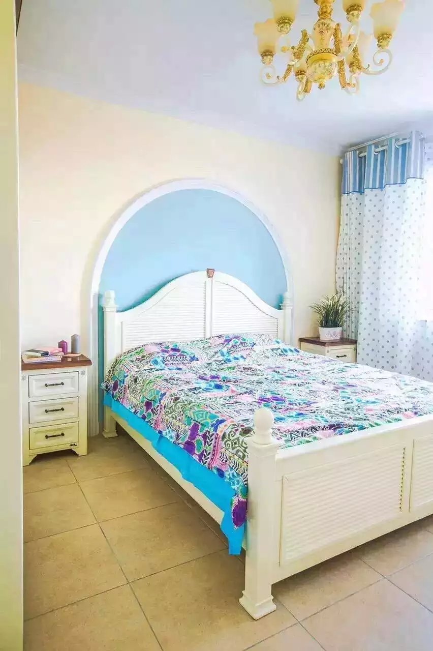 二居 卧室图片来自西安紫苹果装饰工程有限公司在地中海风格的分享